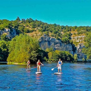 Camping Stand up paddle vallée de la Dordogne