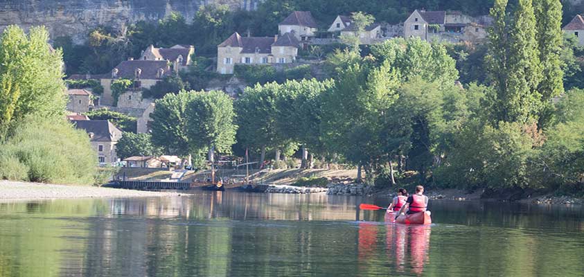 la dordogne en canoe